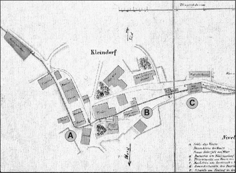 Verlauf des Wasserkanals