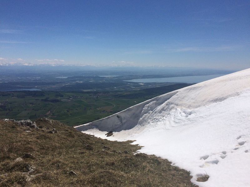 Seeland und Seen – das geübte Auge sieht den Mont Blanc
