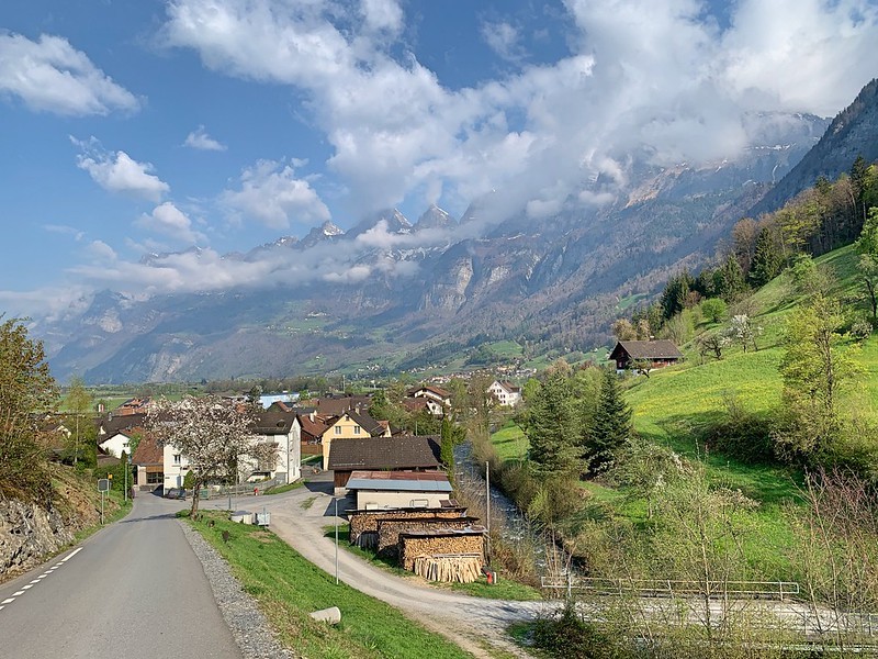 Berschis – Ausgangspunkt der Wanderung (Fotos: Thomas Widmer)