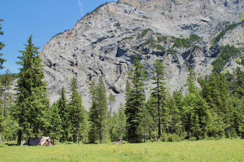 2017: Zelten im Abschlusslager
