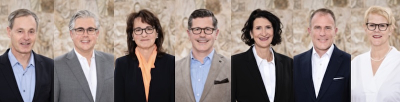 Gemeinderäte Müller, Dümmler, Irniger, Ullmann, Sieger, Selz, Fischer (v.l., Fotos: PD)