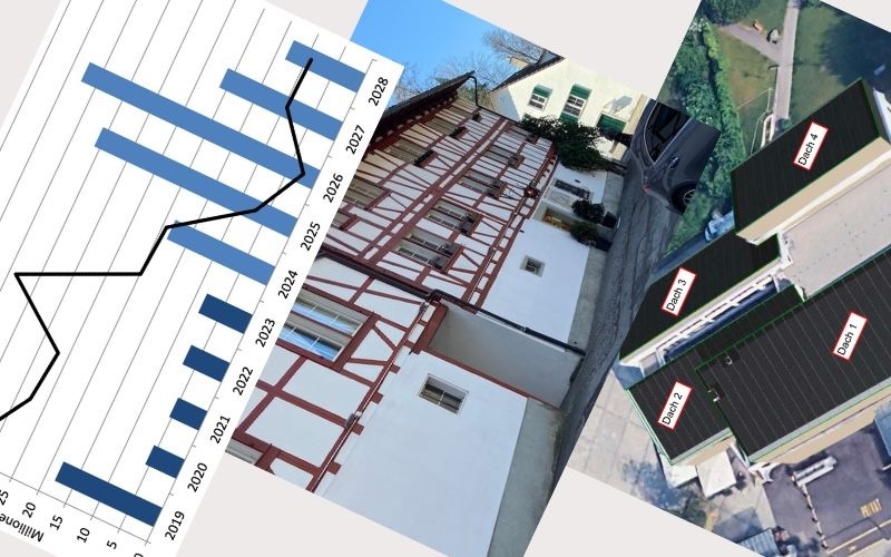 Ja zum Budget 2025, zur «Trichti» und Photovoltaik auf dem Gemeindesaal  (Abb.: ZN)