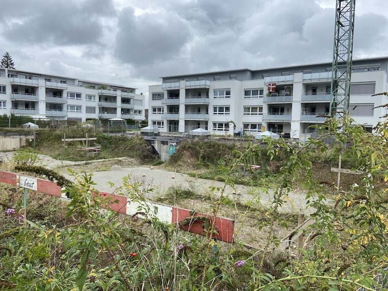 Stillgelegte Baustelle in Dulliken