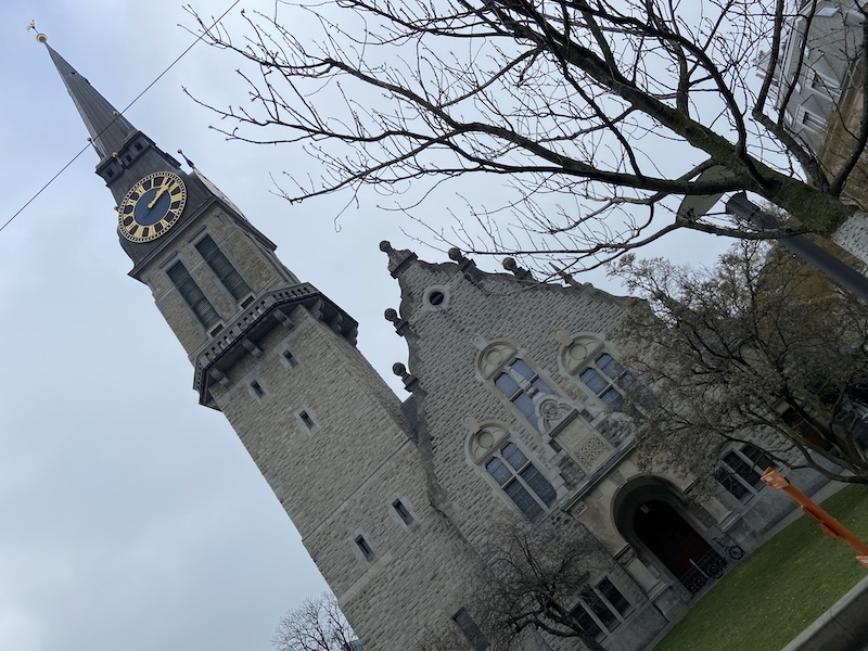 Start am Stauffacher bei der Kirche «Offener St. Jakob»