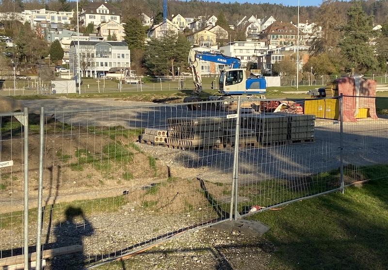 Baustelle Sportanlage Buechholz: massive Zusatzkosten (Foto: ZN)