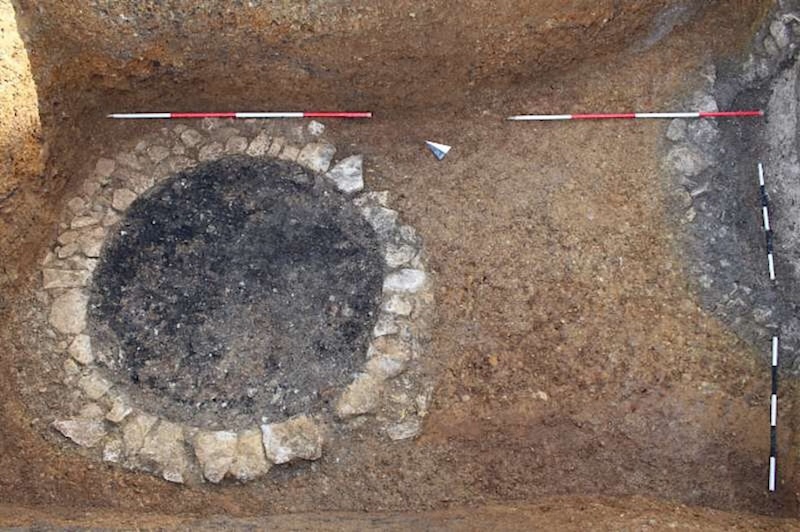 Ausgrabungsfund im Fohrbach (Foto: Kantonsarchäologie)