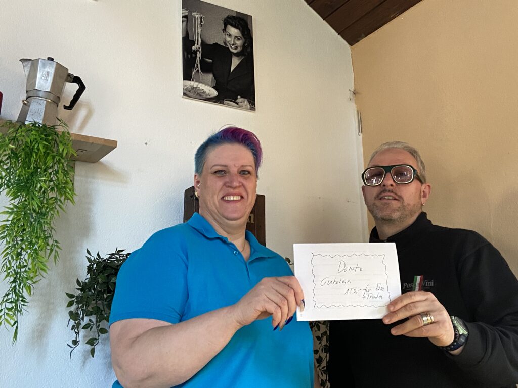 Claudia Schwyter mit Donato Posca (Foto: ZN)