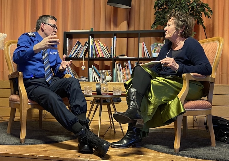 Peter Zimmermann im «Talk am Puls» mit Barbara Lukesch (Foto/Video: ZN)
