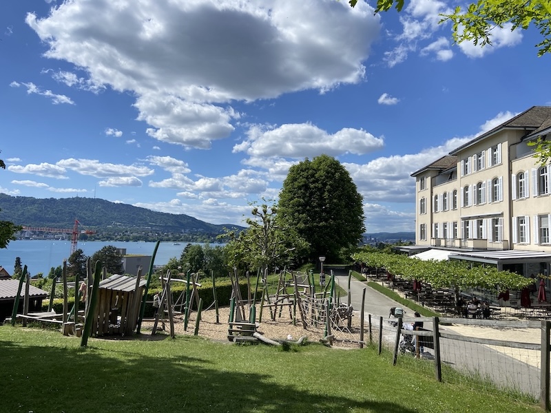 Schöne Aussicht auf den Zürichsee