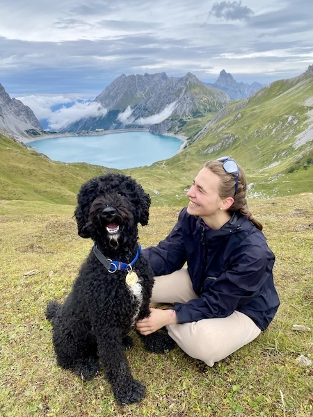 Gemeinsam in den Bergen: Milu und Victorine